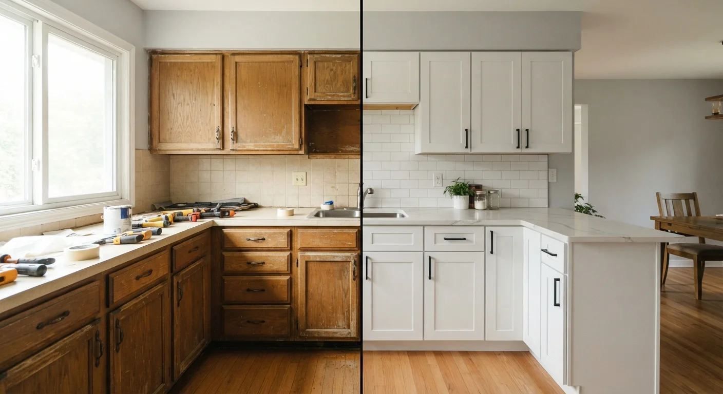 Cabinet Refacing vs. Full Replacement: A Practical Breakdown