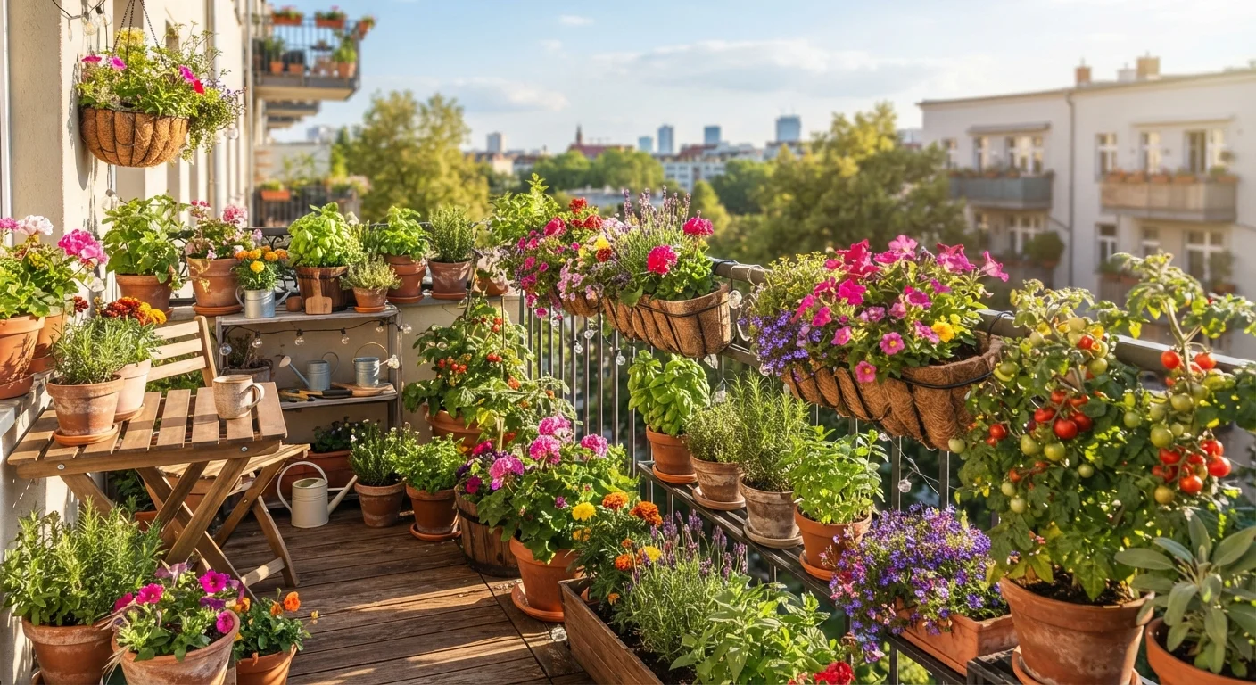 Container Gardening on a Patio or Balcony
