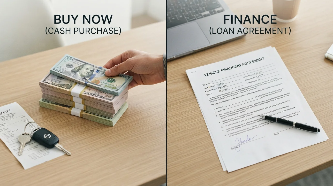 Financing vs. Paying Cash for a Car: What Each Path Actually Costs You
