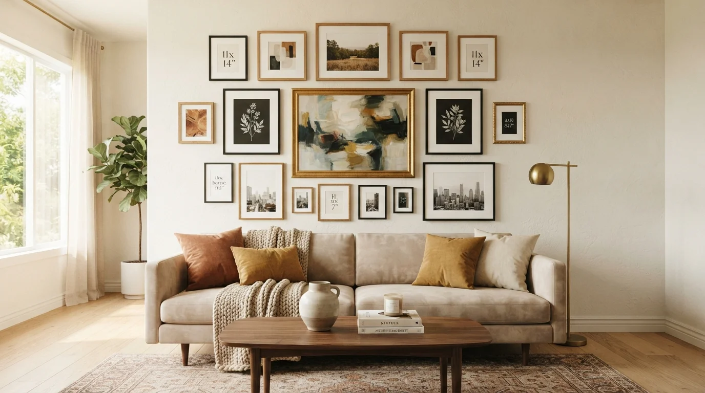 Gallery Walls Done Right: Arrangement, Spacing, and Frame Mixing