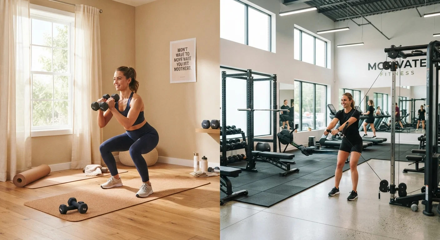 Home Workouts vs. Gym Workouts: How to Decide What Works for Your Life