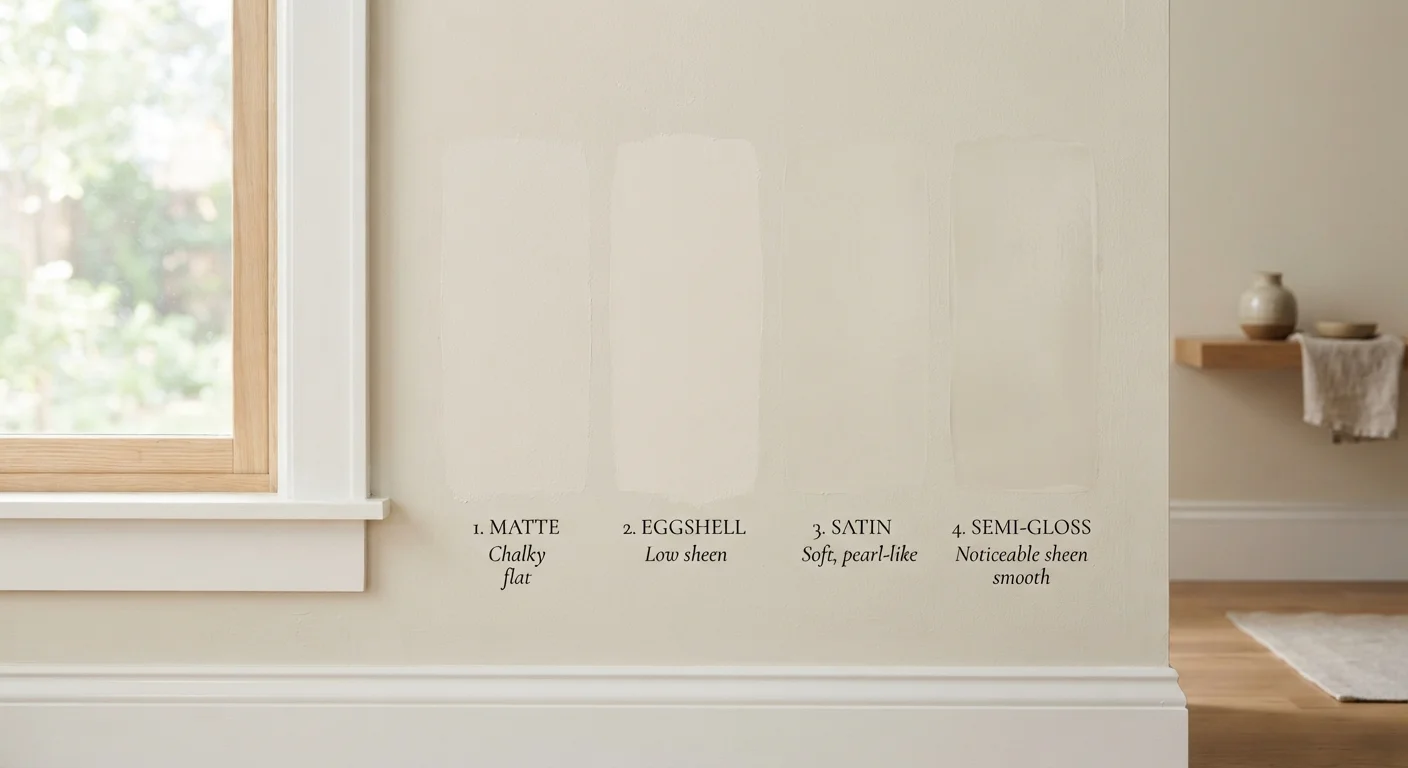 Interior Paint Finishes Explained: Matte, Eggshell, Satin, and Beyond