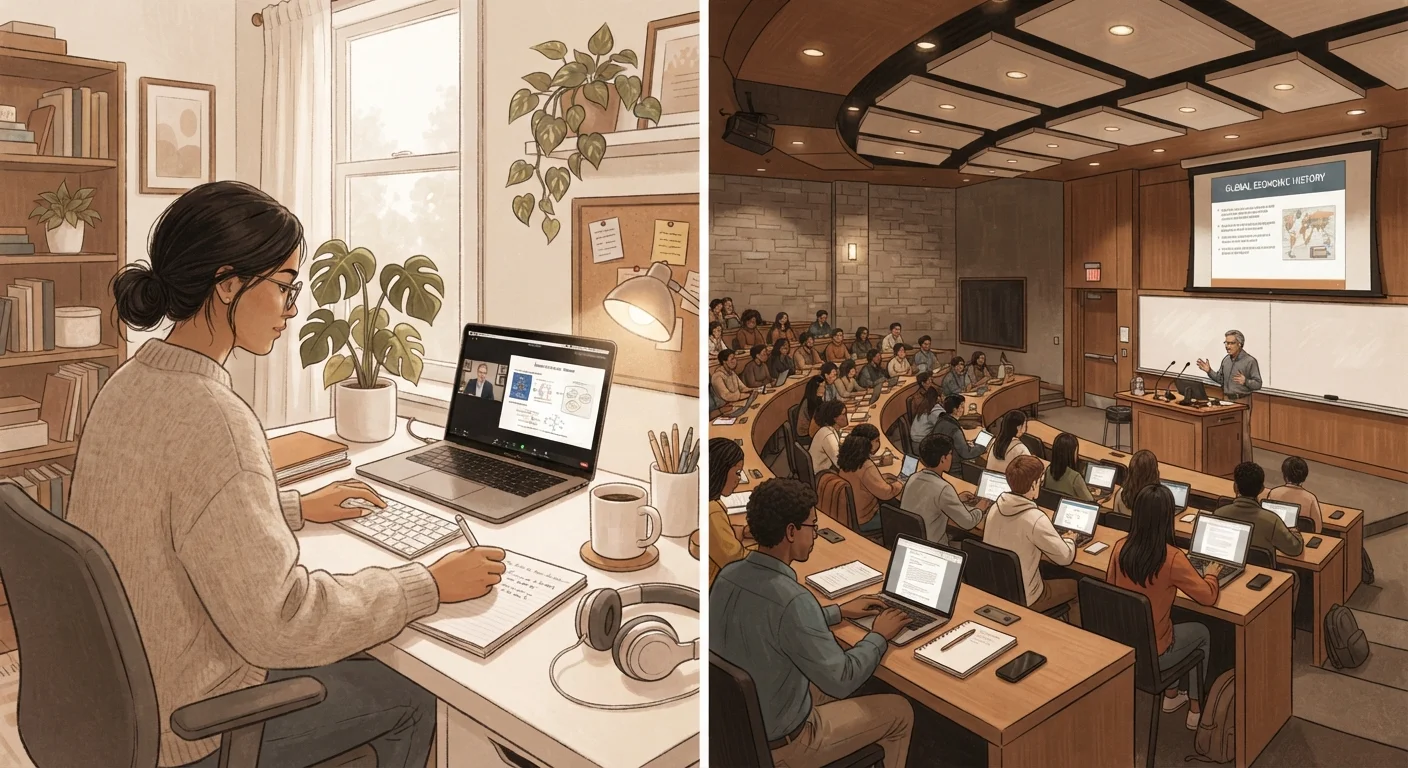 Online Degree vs. On-Campus Experience: What Changes and What Doesn't