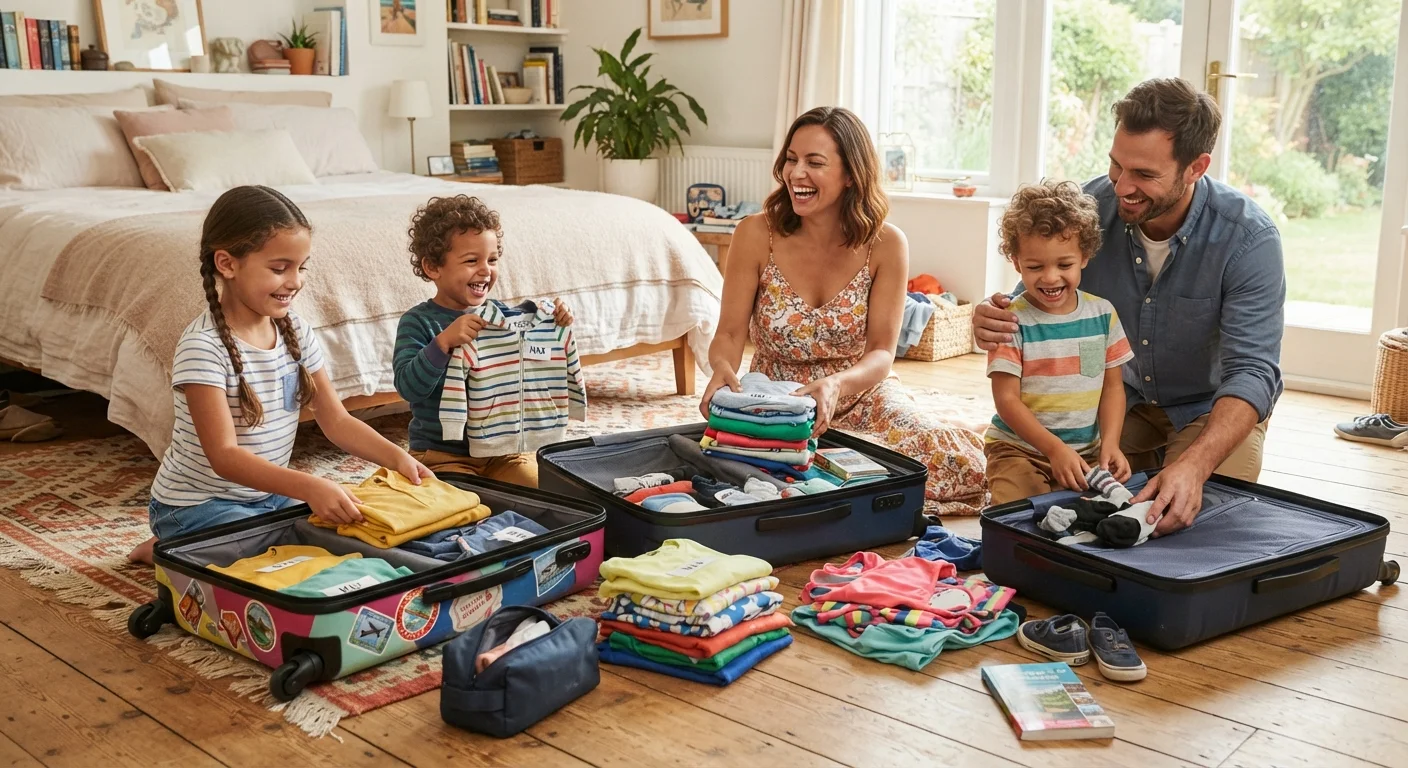 Packing for a Family Trip Without Overpacking