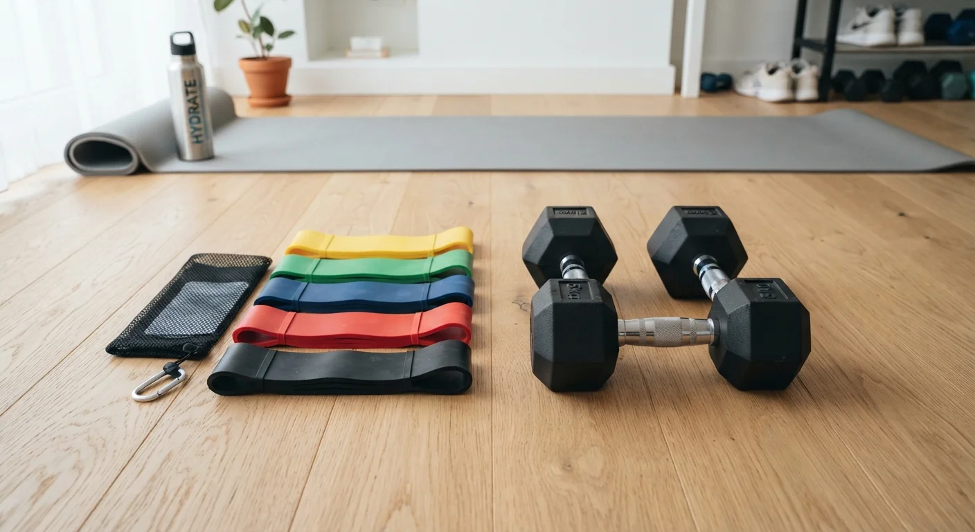 Resistance Bands vs. Free Weights: How They Compare for Home Training