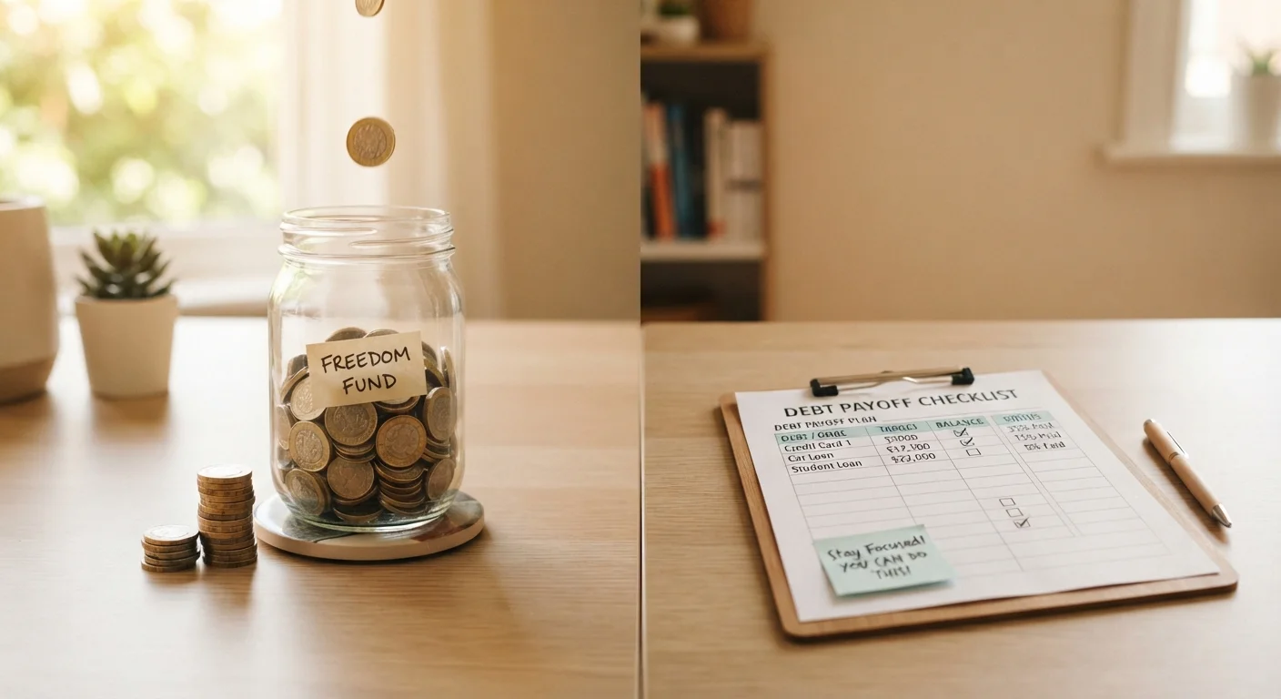 Saving While in Debt: A Practical Framework for Doing Both at Once