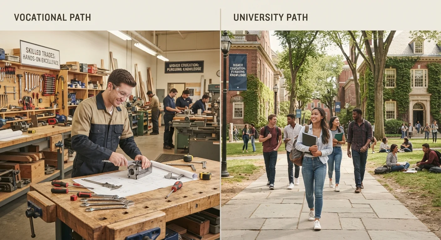 Vocational and Trade Credentials vs. Four-Year Degrees: Mapping the Options