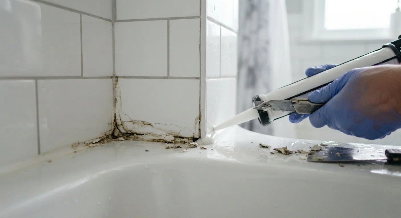 Why Bathroom Caulk Fails (And What to Do About It)
