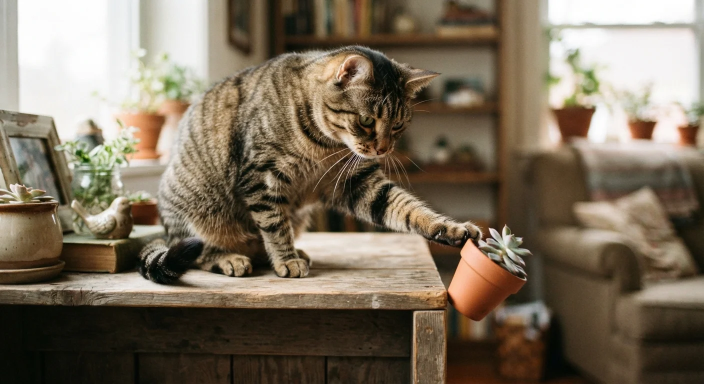 Why Cats Knock Things Off Tables (And What It Actually Means)